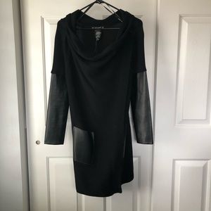 BLANKNYC Black Wrap Faux Leather Jacket